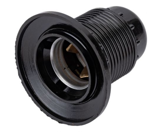 Патрон General Lighting Systems GLH-E27-CAR-H-B-R карболитовый, Е27 подвесной с кольцом черный 474003 – изображение 3