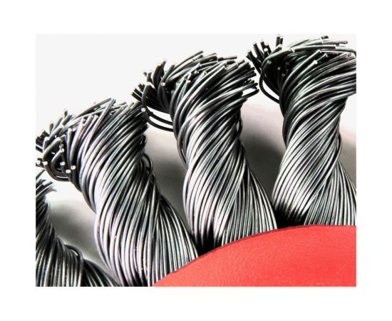 Щетка дисковая жгутовая для УШМ 115x12x22.2 мм, проволока сталь 0.50 мм SIT 2012 – изображение 3