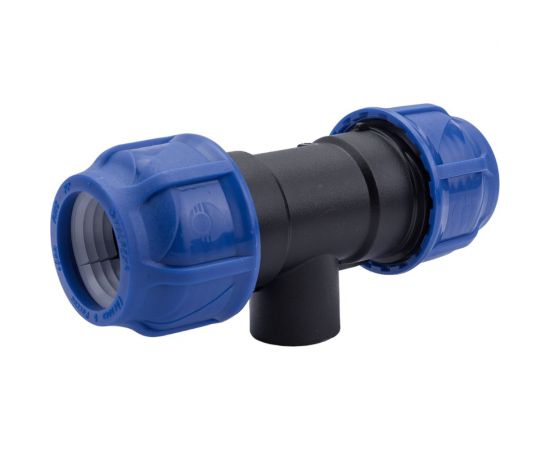 Компрессионный переходной тройник VALFEX ПНД, с внутренней резьбой, 40-3/4""-40 1210014003440 – изображение 3