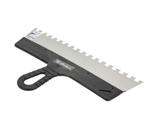 Зубчатый шпатель Управдом нержавеющий, 350 мм, размер зуба 10x10 мм 4100001890 – изображение 3