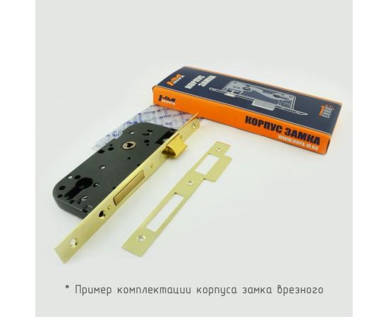 Корпус замка НОРА-М КЗВ-102 40мм, м/о 85мм хром 14787 – изображение 3