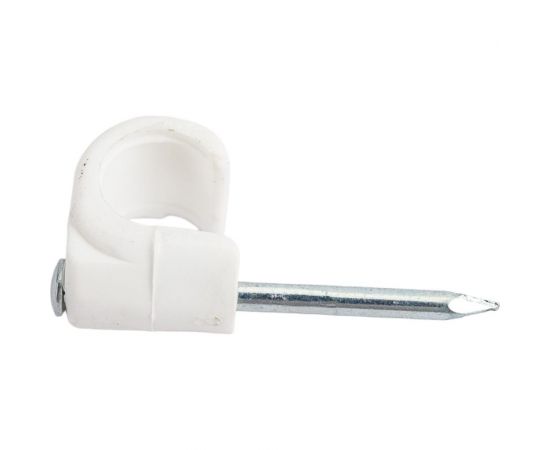 Крепежная скоба ЕВРОПАРТНЕР белая SC 8-12 50шт. 3 0836 2 – изображение 3