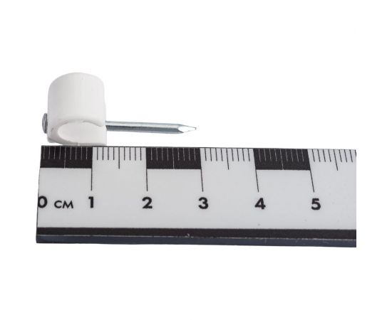 Крепежная скоба ЕВРОПАРТНЕР белая SC 8-12 50шт. 3 0836 2 – изображение 4