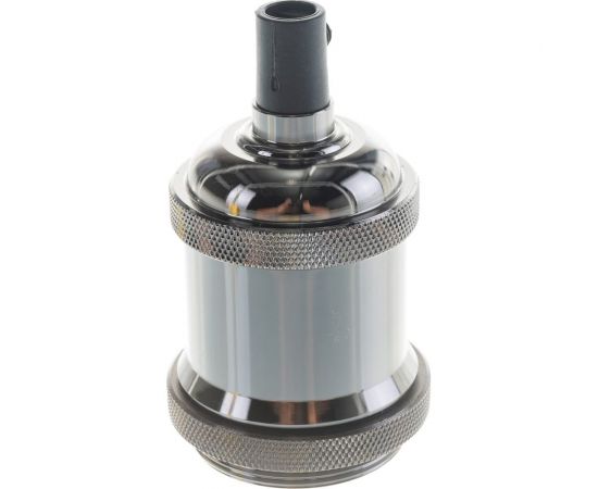 Электрический патрон Navigator NLH-V01-005-E27, подвесной, металл, черный хром 61517 – изображение 4