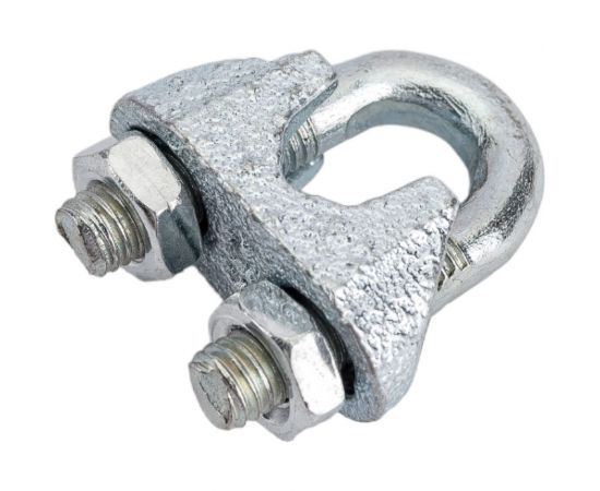 Зажим для стальных канатов vipкрепеж оцинкованный, 6 мм, 1 шт. 17806 VIP 