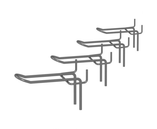 Крючок ПК МАГС на перфопанель, L-100, язычковый, шаг 48, 4 шт/упак СКЛ03-00043 