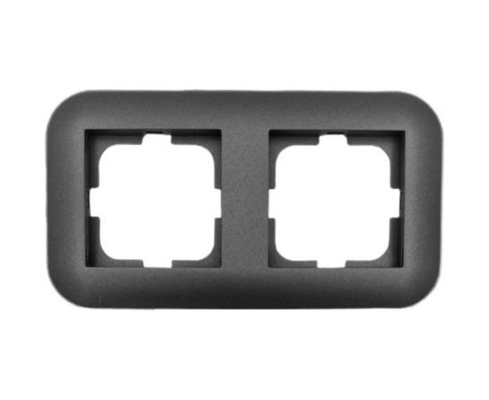 2-постовая рамка OVIVO Loft дымчатый 404-110011-226 