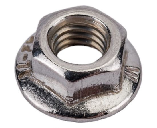 Шестигранная гайка с фланцем и насечками DINFIX DIN 6923, нерж. А2, М5, 10 шт. 00-00002661 