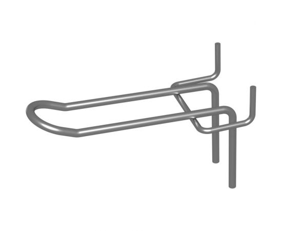 Крючок ПК МАГС на перфопанель, L-100, язычковый, шаг 48, 4 шт/упак СКЛ03-00043 – изображение 2