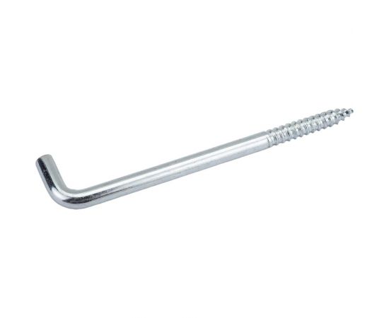 l-обр. крюк-шуруп ЕВРОПАРТНЕР zn, 8x140 мм, 2 шт. 13 0043 3 – изображение 2