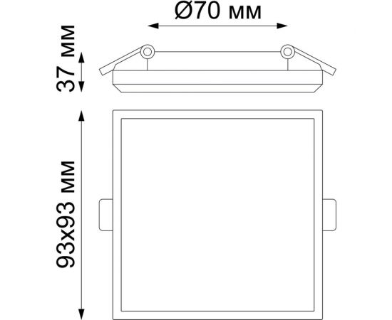 Встраиваемый влагозащищенный светильник NOVOTECH LED 8W PANDORA 358679 – изображение 2