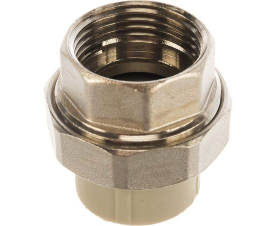 Муфта комбинированная разъемная с внутренней резьбой VALFEX PP-R серая, 25 мм х1"" 10155225Г 127-0335 – изображение 2