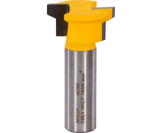 Фреза пазовая конструкционная 25.4 мм, Т-образная, хв-к 12 мм Энкор 46105 – изображение 2