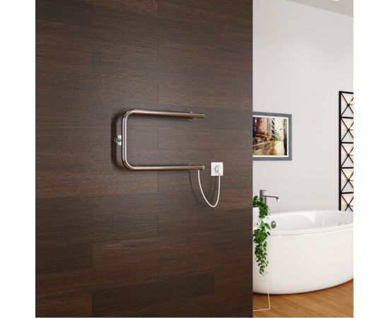 Электрический полотенцесушитель Zox П 32x50 кнопочный выкл, 107 Вт 541711 – изображение 3