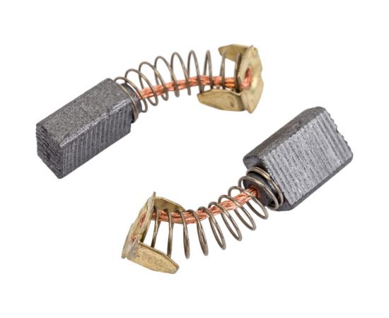 Комплект угольных щеток для электроинструмента Makita (пружина, пятак-уши), 6x10x14.7 мм, 2 шт COFRA SDM-34584 – изображение 3