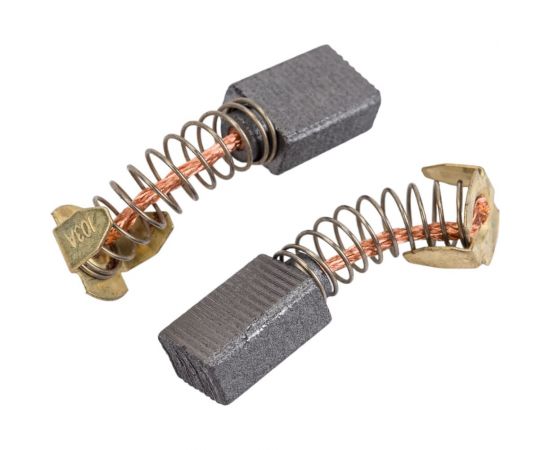 Комплект угольных щеток для электроинструмента Makita (пружина, пятак-уши), 6x10x14.7 мм, 2 шт COFRA SDM-34584 – изображение 4