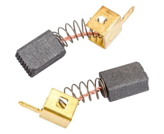 Комплект угольных щеток для электроинструмента Интерскол (пружина, пятак-уши), 6x9х12 мм, 2 шт COFRA SDI-34630 – изображение 4