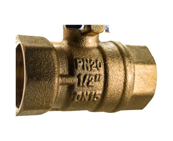 Шаровой кран ProfECO 1/2 ВР-ВР, муфтовый, ручка, Ду15, Ру20 11Б27п1 PE-12FFL – изображение 4