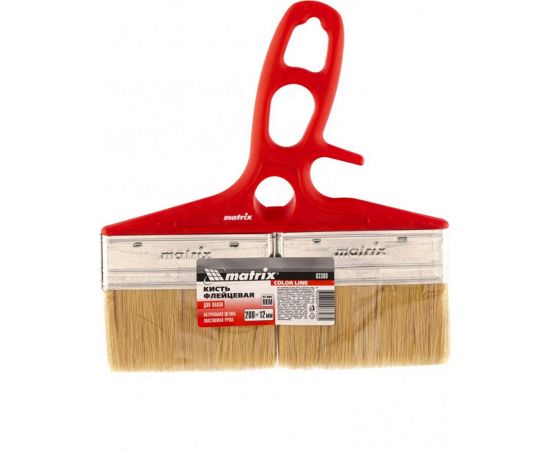Флейцевая кисть для лаков MATRIX 200*12 натуральная щетина 83369 – изображение 4