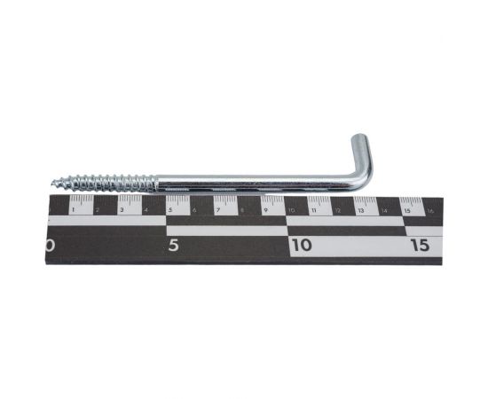 l-обр. крюк-шуруп ЕВРОПАРТНЕР zn, 8x140 мм, 2 шт. 13 0043 3 – изображение 4