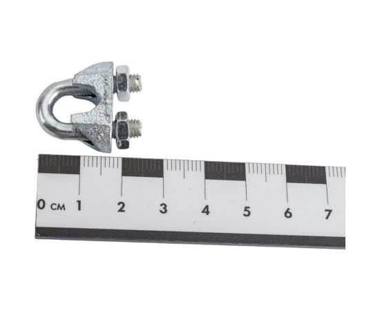 Зажим для стальных канатов vipкрепеж оцинкованный, 6 мм, 1 шт. 17806 VIP – изображение 4