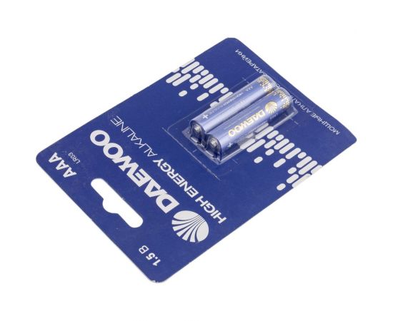 Алкалиновая батарейка Daewoo LR03 HIGH ENERGY Alkaline BL-2 5030350 – изображение 4
