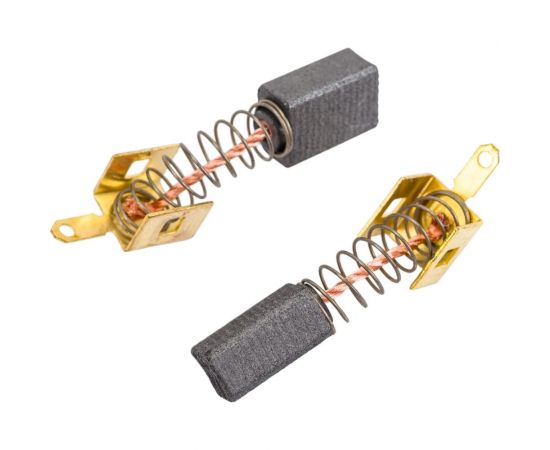 Комплект угольных щеток для электроинструмента Интерскол (пружина, пятак-уши), 6x9х12 мм, 2 шт COFRA SDI-34630 – изображение 5