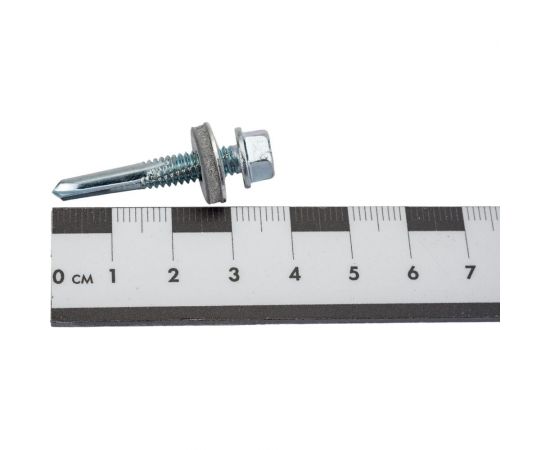 Кровельный саморез КРЕП-КОМП с увеличенным сверлом, 5,5х32 Kn 200 шт скд5532ф – изображение 5