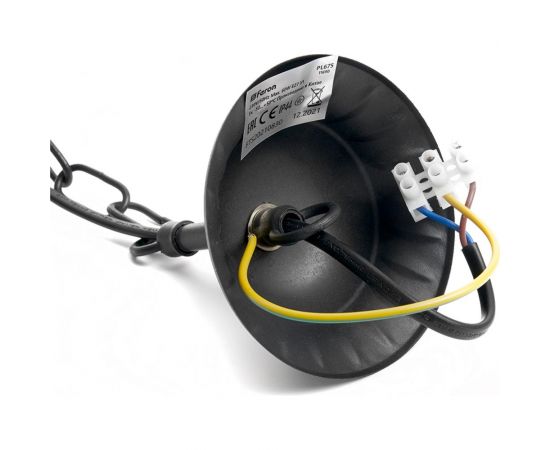 Садово-парковый светильник FERON PL675 на цепочке 60W 230V E27, черный 11690 – изображение 9