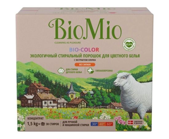 Стиральный порошок для цветного белья BioMio BIO-COLOR 1500 кг ПЦ-415/ 507.04081.0101 
