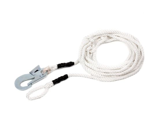 Спасательный фал LUCH В, 10 м, канат полиамид, петля, КРУ-02 00-00000160 