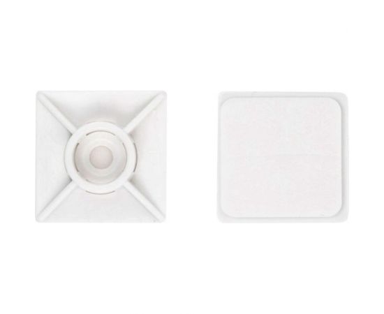 Белая самоклеящаяся площадка КРЕП-КОМП 19х19 100 шт. псб19 