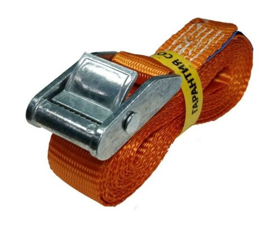 Стяжной ремень с пружинным замком UVE 3 метра, 25мм, RS-25-400-3-orange 