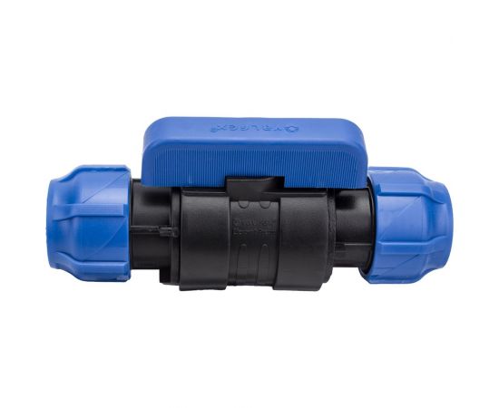 Шаровой кран VALFEX ПНД компрессионный цанга - цанга разборный 32x32121001233232 