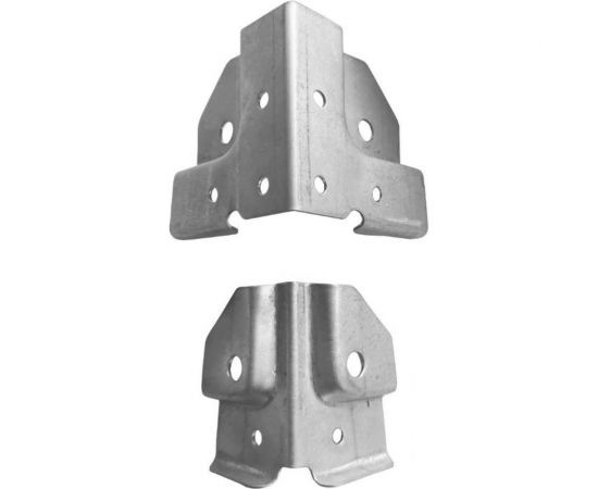 Краб-система Крепче XYZ-образный, оцинк., 20x20 мм, 4 пары 2947713 – изображение 2