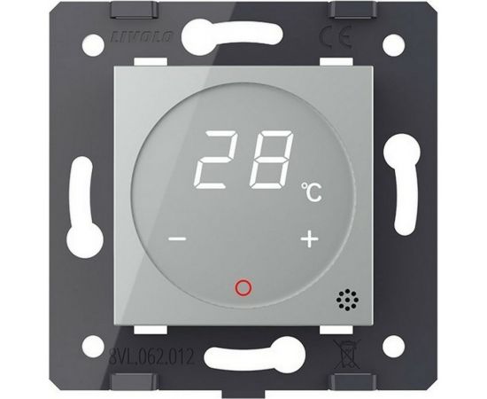 Сенсорный терморегулятор пола LIVOLO с внешним датчиком, серый (механизм) VL-FCQ1-2IPS72 – изображение 2
