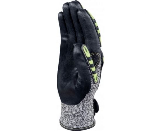 Трикотажные антипорезные перчатки с нитриловым покрытием Delta Plus VV910JA, р. 9, VV910JA09 – изображение 2