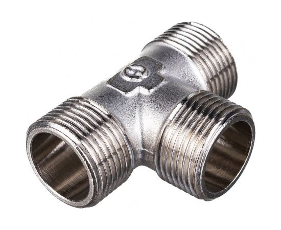 Никелированный тройник STOUT НН 3/4X3/4X3/4 RG008Q0QSTPKHA – изображение 2