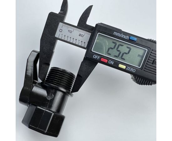 Пластиковый кран Профитт 3/4 нр х 3/4 вр 1892051 – изображение 2