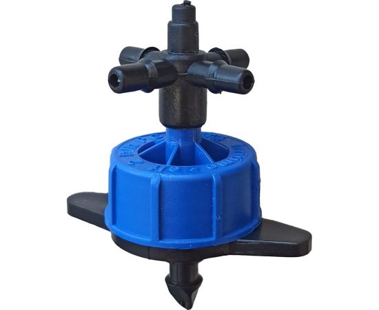 Разветвитель крестовой на 4 выхода для микротрубки 3-4мм Профитт 10 шт. 1892082 – изображение 3