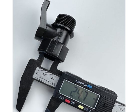 Пластиковый кран Профитт 3/4 нр х 3/4 вр 1892051 – изображение 3