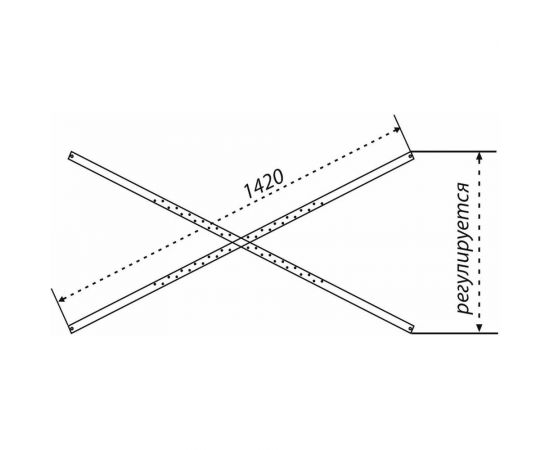 Универсальный каркас Triton усиленный для прямоугольных ванн 140-170х70-75, 5 опор Щ0000041797 – изображение 3