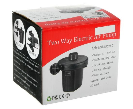 Электрический насос СИМАЛЕНД 12 В, 75 Вт, от прикуривателя, 3 насадки 2890120 – изображение 4