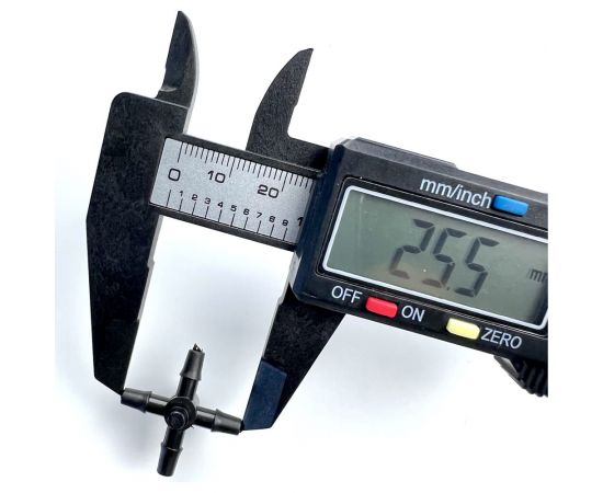 Разветвитель крестовой на 4 выхода для микротрубки 3-4мм Профитт 10 шт. 1892082 – изображение 5