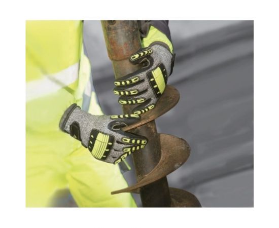 Трикотажные антипорезные перчатки с нитриловым покрытием Delta Plus VV910JA, р. 9, VV910JA09 – изображение 7