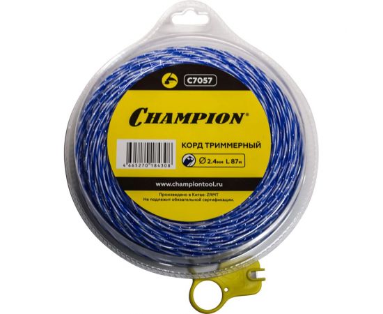 Триммерный корд Champion Sky-cutter 2.4 мм 87 м C7057 