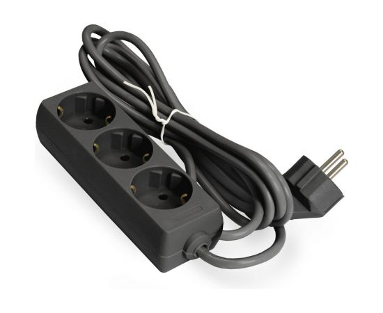 Удлинитель ExeGate ECE-3-1.8B 3 евророзетки с заземлением, 1.8м, черный 285801 