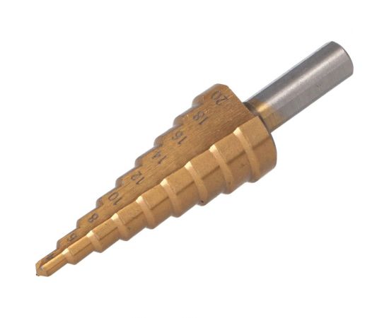 Сверло ступенчатое 4-20 мм FASTER TOOLS 6647 