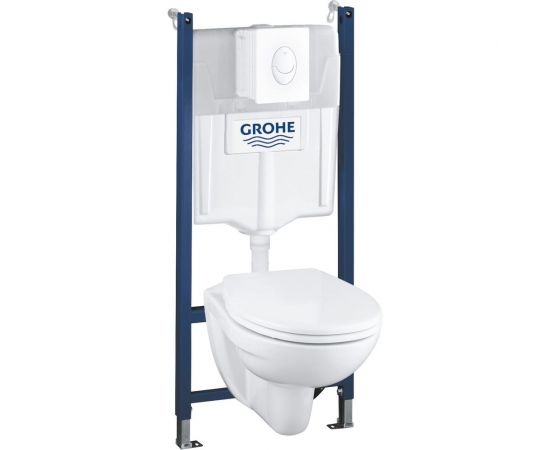 Система инсталляции с подвесным унитазом GROHE Solido 4 в 1, Lecico Perth 39117000 