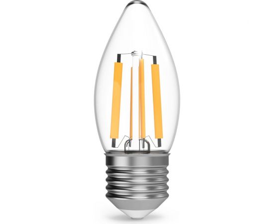 Лампа Gauss Filament Свеча 7W 550lm 2700К Е27 LED 1/10/50 103802107 – изображение 2